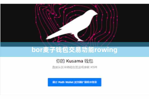 bor麦子钱包交易功能rowing