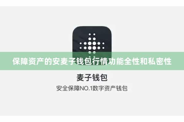 保障资产的安麦子钱包行情功能全性和私密性